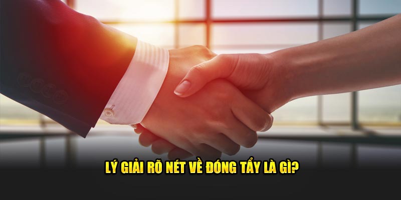 Lý giải rõ nét về đóng tẩy là gì?