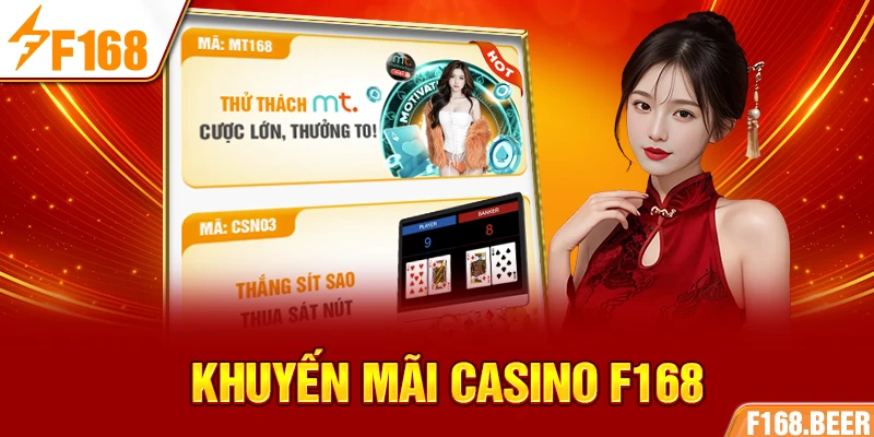 Khuyến mãi casino F168