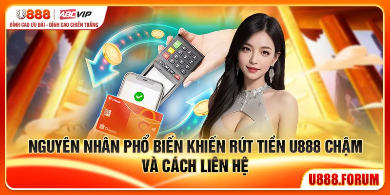 Nguyên nhân phổ biến khiến rút tiền U888 chậm và cách liên hệ